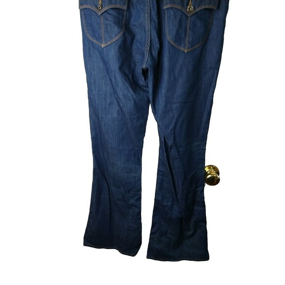 Lucky Brand Dark Wash Denim Charlie Flare Jeans. Size 12/31 - Picture 14 of 15